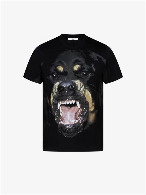 givenchy rottweiler printed t shirt|rottweiler printed t shirt.